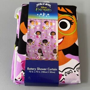 Disney Encanto Rotary‎ Shower Curtain Kids Bathroom Decor - 72 x 72